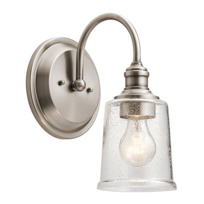 Elstead Waverly 1 Light Wall LightClassic PewterE27 from B&Q