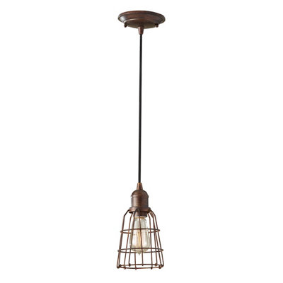 B&Q -  Elstead Urban Renewal 1 Light Ceiling Pendant Parisian BronzeE27