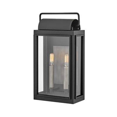 Luminosa Lighting Elstead Hinkley Sag Harbor Outdoor Wall Lantern BlackIp44