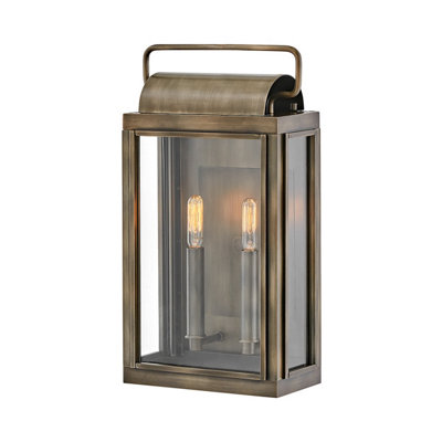 Luminosa Lighting Elstead Hinkley Sag Harbor Outdoor Wall Lantern Painted Burnished BronzeIp44