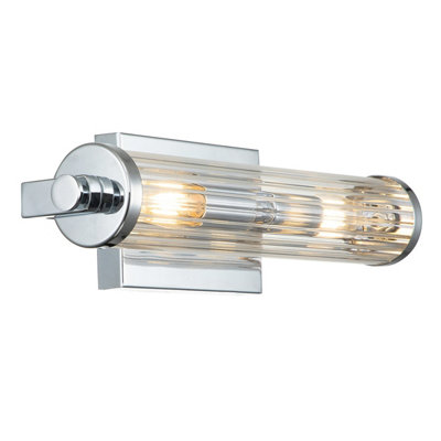 Luminosa Lighting Luminosa Kichler Azores Bathroom Wall Lamp Polished ChromeIp44 from B&Q
