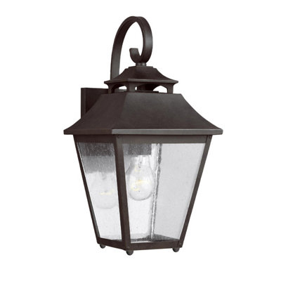 Luminosa Lighting Elstead Feiss Galena Outdoor Wall Lantern SableIp44