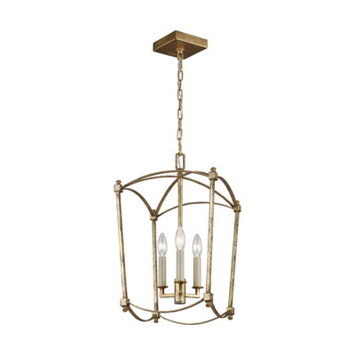 Luminosa Ing Luminosa Feiss Thayer Lanterns Pendant Ceiling Antique Light/Gold