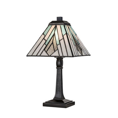 Luminosa Lighting Elstead Alderley 1 Light Medium Table Lamp Vintage Bronze from B&Q