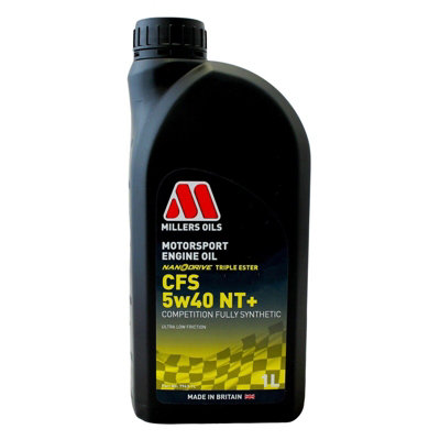 Millers Oils Millers 5W40 Fully Synthetic Engine Oil Motorsport Cfs 5W40 Nt+ 1L