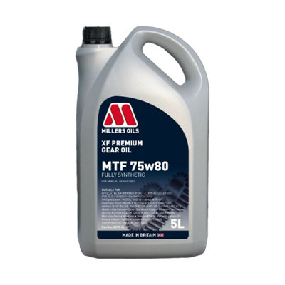 Millers Oils Millers Xf Premium Mtf 75W80 Fully Synthetic Gear Oil Api Gl-4Gl-5 5L from B&Q