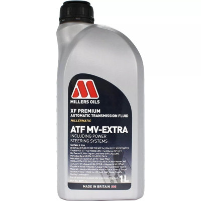 Millers Oils Xf Premium Atf Mv-Extra Automatic Transmission Gearbox Oil Fluid 1L from B&Q