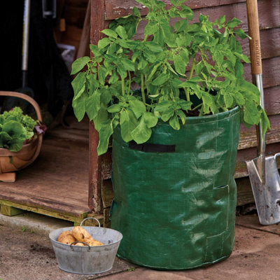 B&Q -  Potato Planter Bags Twin Pack 40L Woven Polythene