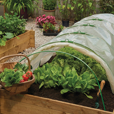Grow It 3-Pack Galvanised Steel Grow Tunnel Hoops 45Cm from B&Q