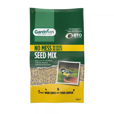 Gardman No Mess Wild Bird Seed Mix - 4Kg