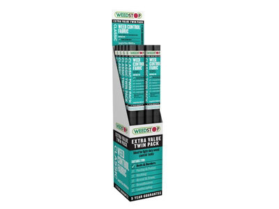 Gardman 75626 Display Weedstop Classic 12 X 1.0M Display Of 10 Gdm75626disp