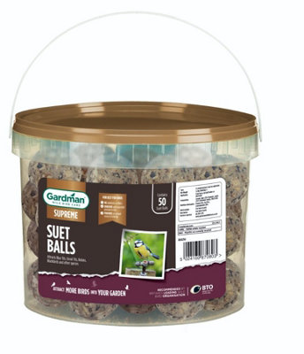Gardman Supreme Suet Balls 50 Tub from B&Q