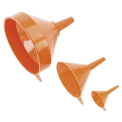  - Sealey Funnel Set 3Pc Fixed Spout F98