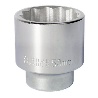 Sealey Walldrive Socket Tool 50mm 3/4" Square Drive Chrome Vanadium Steel S34/50 from B&Q