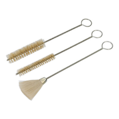 B&Q -  Spray Gun Cleaning Brush Set For Thinners & Cleaning Solvents 3Pcs Bsgc/3