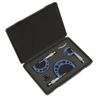 Sealey Ak9651M Micrometer Set 3Pc Metric from B&Q