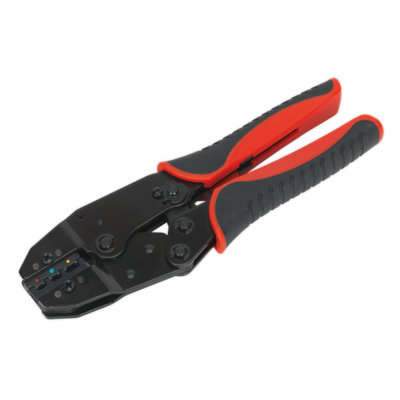 Ratchet Crimping Tool Insulated Terminals (Sealey Ak385) from B&Q