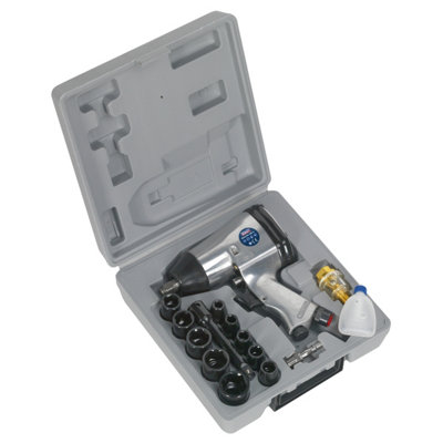 Sealey Sa2/ts Air Impact Wrench Kit With Sockets 1/2Sq Drive from B&Q