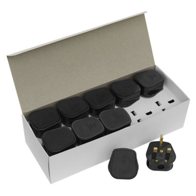 Sealey PL13-320 13A Plug, Black - Pack of 20 - Image 16