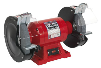 Sealey 230V Workshop Bench Grinder Eye Shields Included 200mm 560W Bg200Xl from B&Q