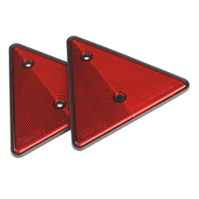 Sealey Rear Reflective Red Triangle Pack of 2 Vehicle Towing Equipment TB17 - Image 11