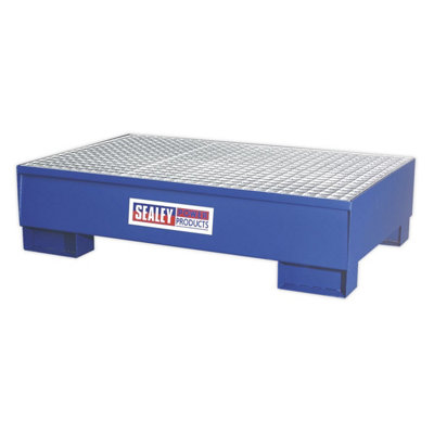 Sealey Barrel Bund 1340 x 800 x 335mm Heavy Duty Steel Barrel Bund DRP10 - Image 11