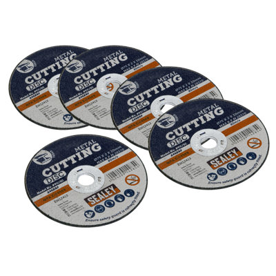 Sealey General-Purpose Flat Cutting Disc 75 X 2mm 10mm Bore 5Pk Ptc/3C5 from B&Q