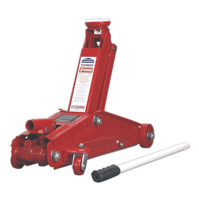 Sealey 1153CX Trolley Jack Yankee 3tonne Long Chassis Heavy-duty - Image 16