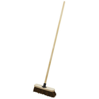 Sealey Broom 12"(300mm) Stiff/hard Bristle Bm12H from B&Q