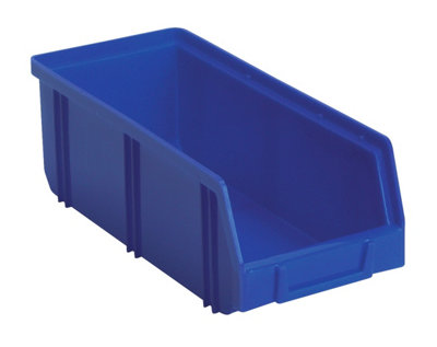 Sealey Plastic Storage Bin Deep 105 X 240 X 85mmBlue Pack Of 28 Tps2D from B&Q