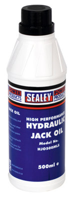 B&Q Sealey Hydraulic Jack Oil 500Ml Hjo500mls