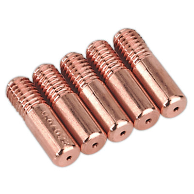 Sealey Mig Welding Torch Contact Tip 5 Pieces 0.8mm For Mb14 Torches Mig952 from B&Q