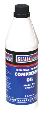 Sealey Compressor Oil 1L Cpo1S from B&Q