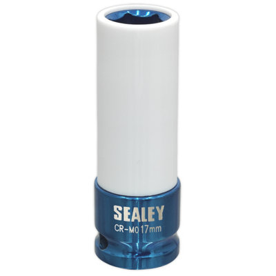 Sealey Sx03017 Alloy Wheel Impact Socket 17mm 1/2Sq Drive from B&Q
