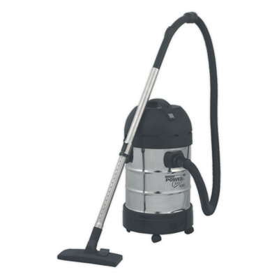 - Sealey Vacuum Cleaner Industrial 30L 1400W/230V Stainless Drum Pc300Sd