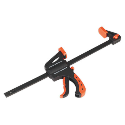 Sealey 300Mm Ratchet Bar Clamp With Comfort Grip Handle 63Mm Throat Ak6102
