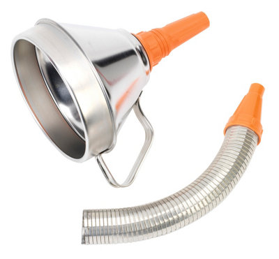 Sealey Fm16f Funnel Metal With Flexible Spout & Filter Ø160mm - Image 13