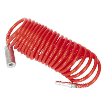 B&Q -  Sa305 Pu Coiled Air Hose 5Mtr X