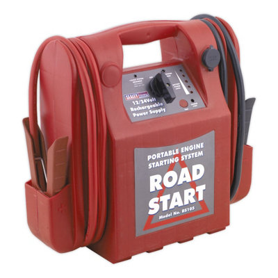 Sealey 3200A 1600A 12/24V Roadstart Emergency Jump Starter For 8 Cylinders Rs105 from B&Q