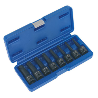 Sealey 8 Piece 1/2" Drive Impact Torx Socket Bit Set - Image 14