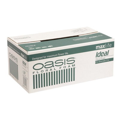 Oasis Ideal Floral Foam Maxlife Brick (Box Contains 20 Bricks) from B&Q