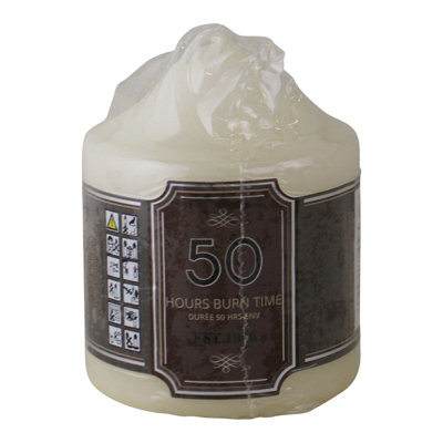 Overdipped Church Pillar Candl from B&Q