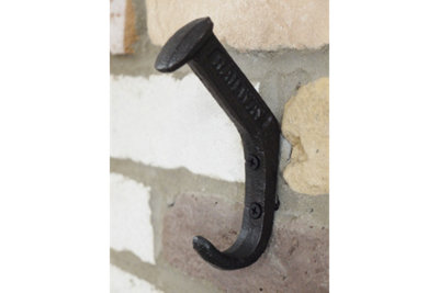 Annibells Cast Iron Metal Railway Wall Hook (6823) from B&Q