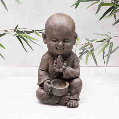 Annibells Buddha Stone Effect Indoor / Garden Ornament  (11553)