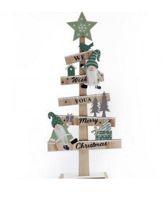 Christmas Tree Wooden Decoration 45Cm from B&Q