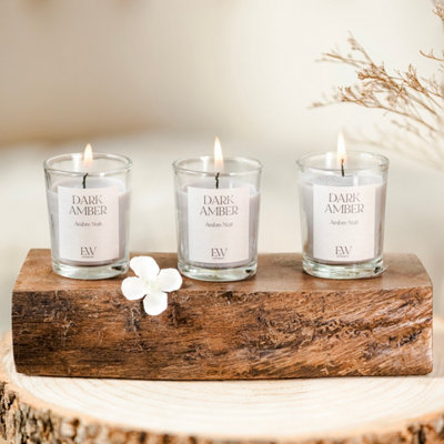 Marco Paul 3Pc Scented Candle SetDark Amber from B&Q