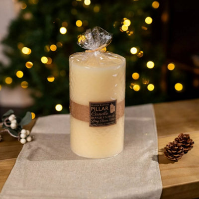 Marco Paul 3 Wick Unscented Pillar Candle from B&Q