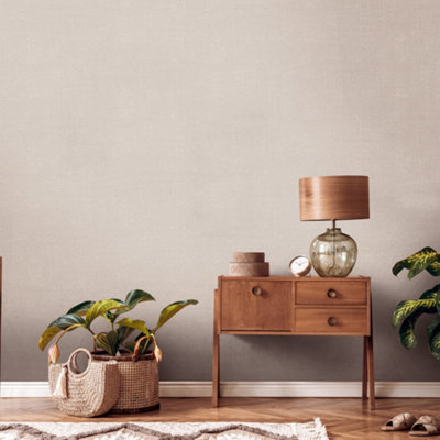 Galerie Welcome Home Beige Bark Texture Wallpaper from B&Q