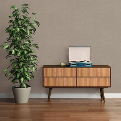 Galerie Welcome Home Bronze Brown Bark Texture Wallpaper from B&Q