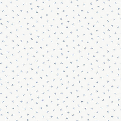 Galerie Miniatures 3 Tree Leaf Wallpaper Blue